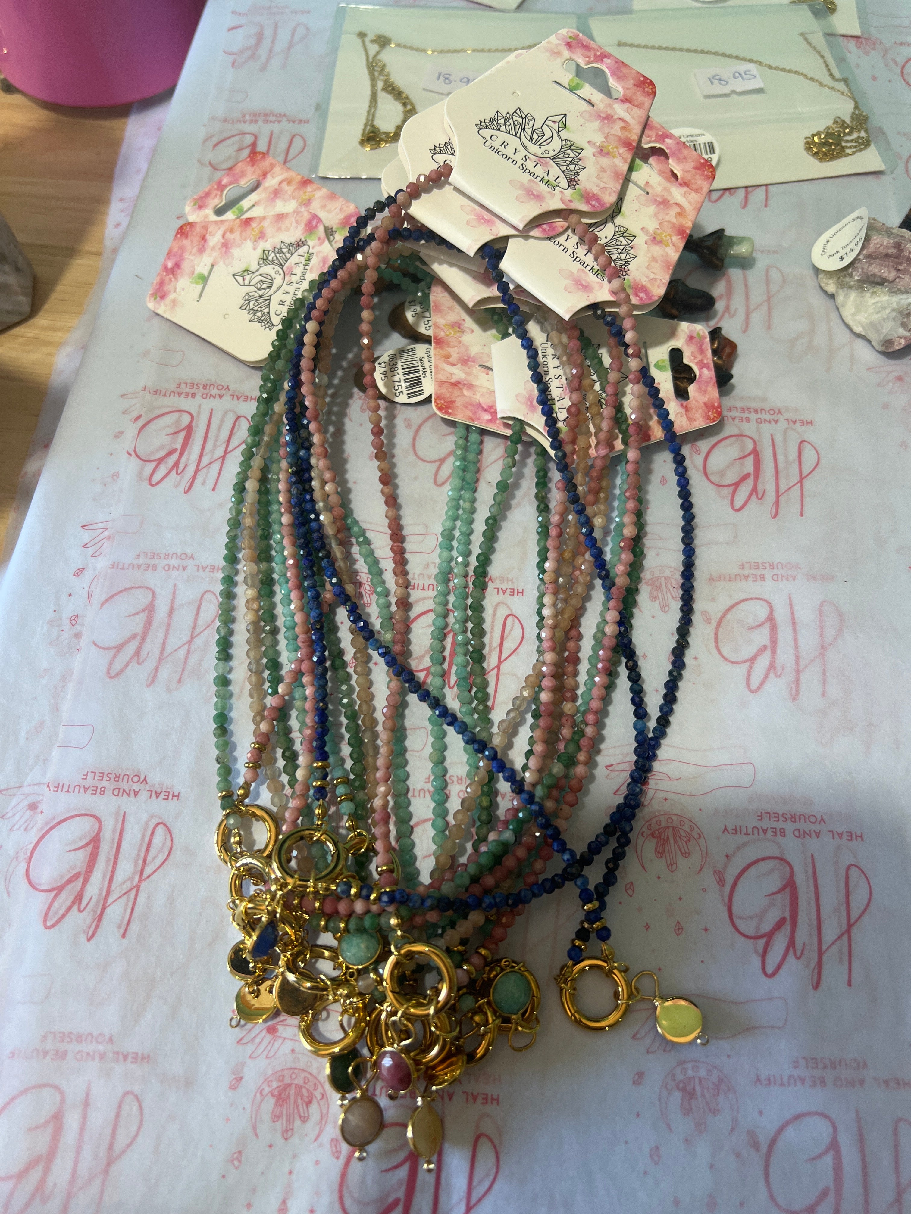 Crystal Chocker Necklace Gold
