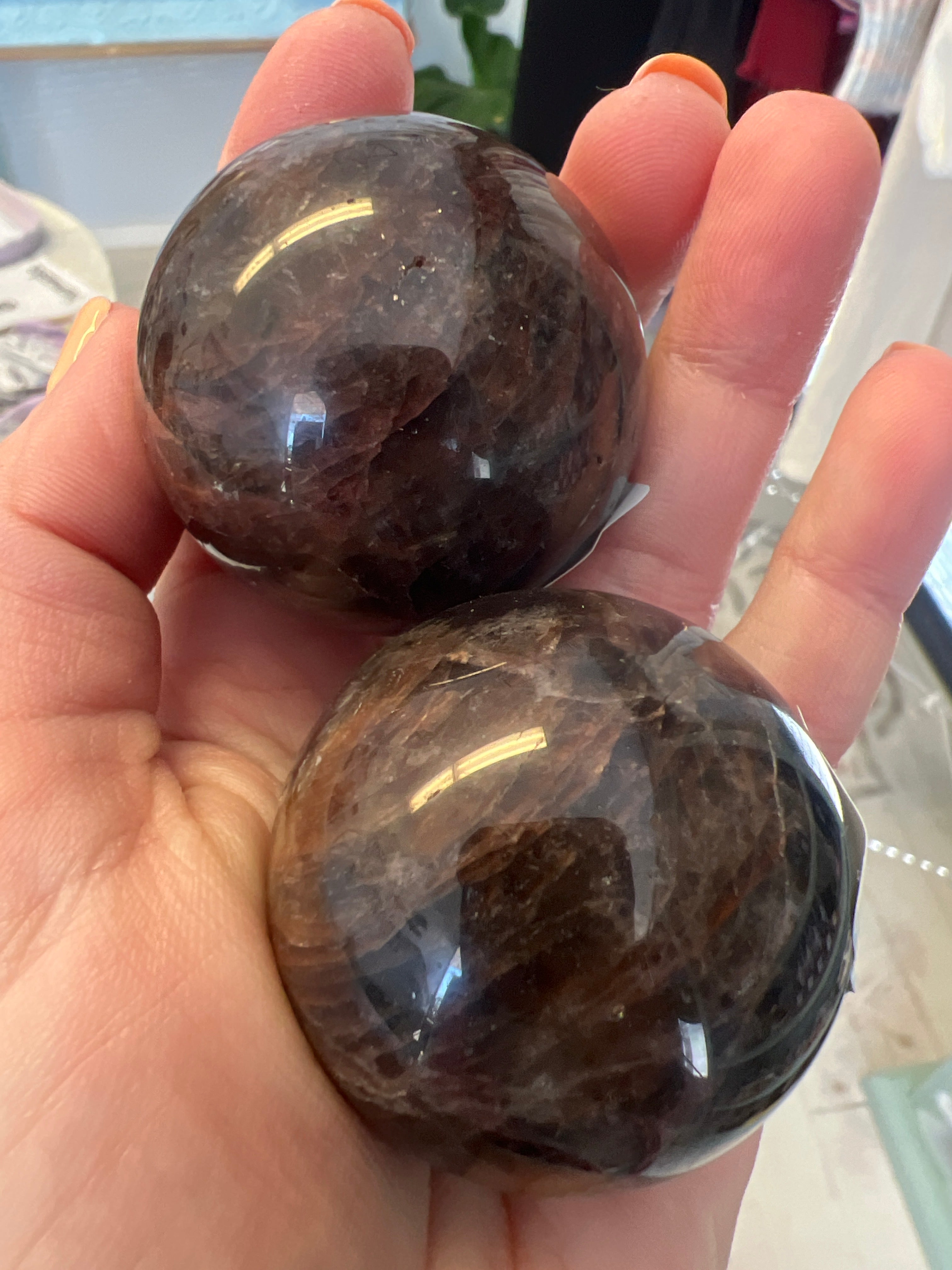 Black Moonstone Sphere