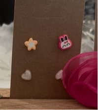 EARRINGS - 2 stud sets