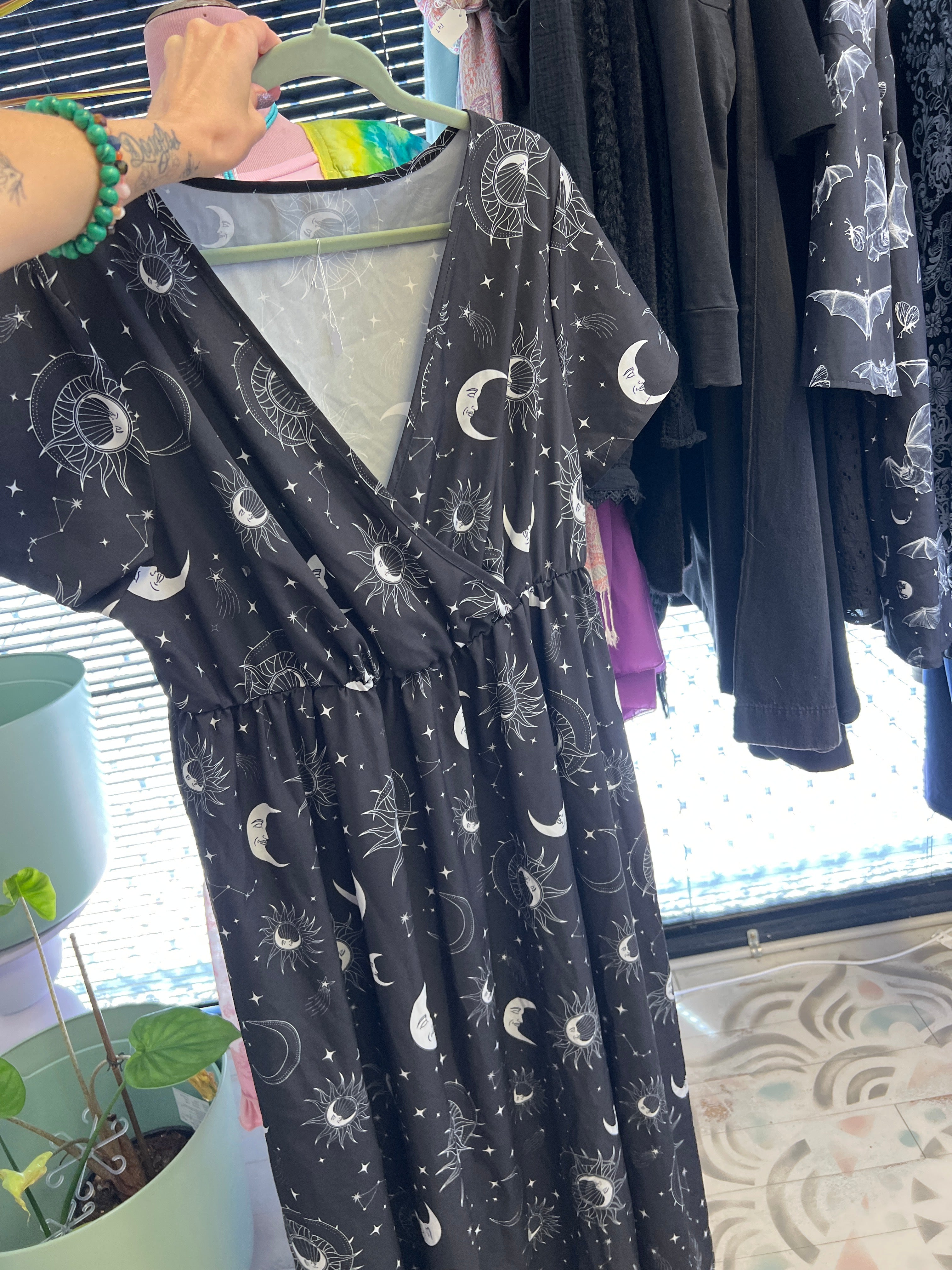 Sun Moon Black Dress