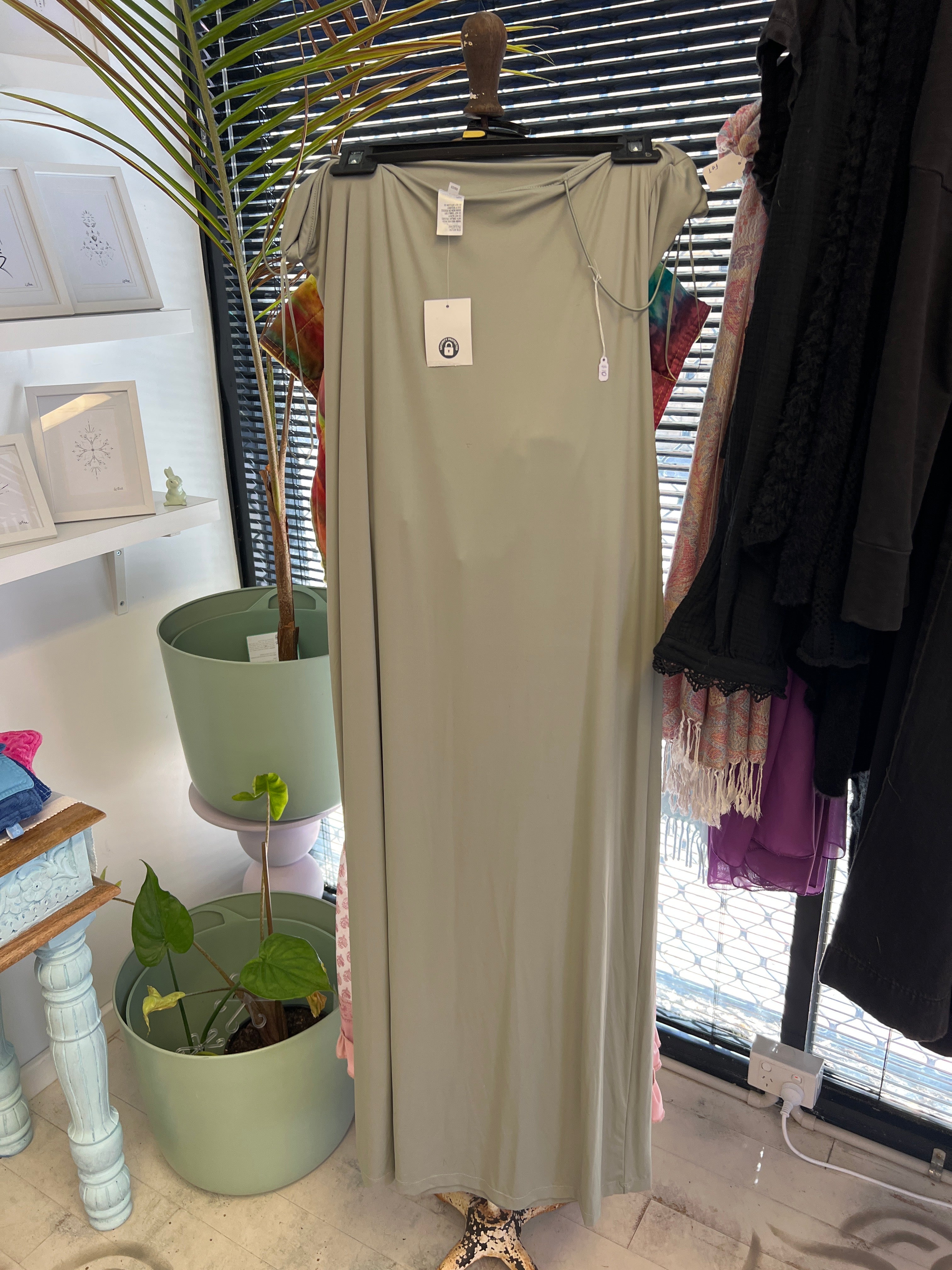 Grey Strap Dress
