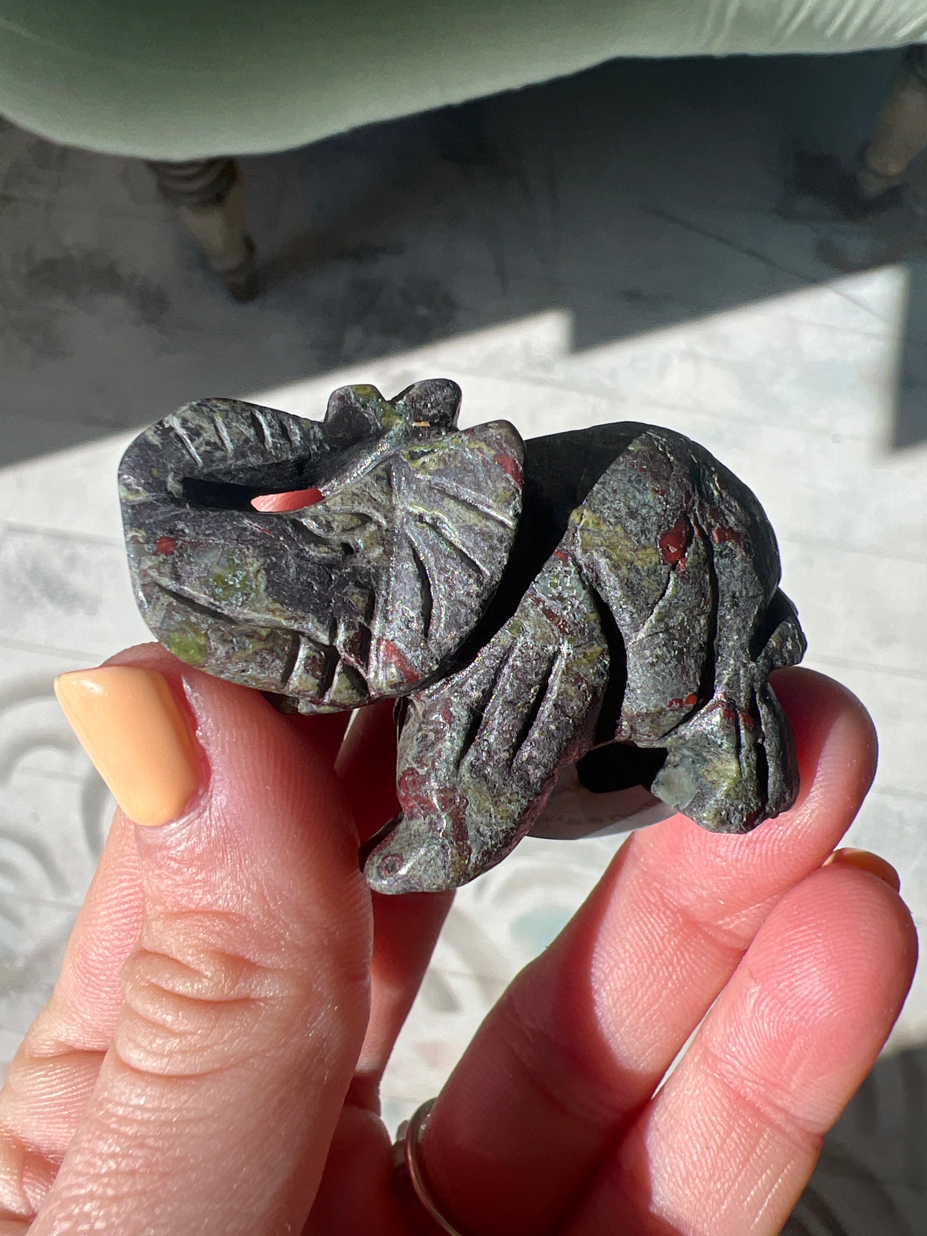 Blood Stone Elephant