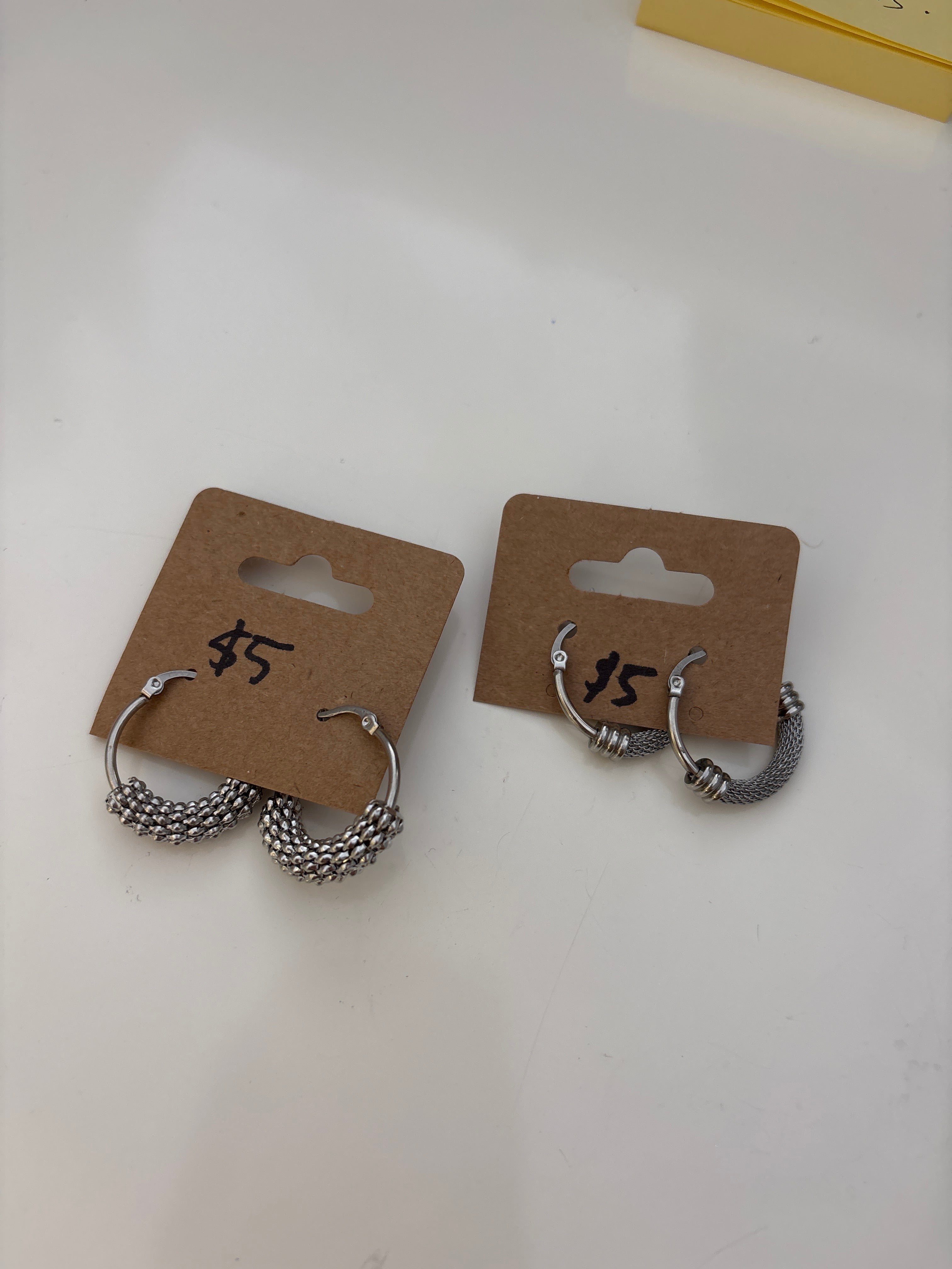 Silver Hoops