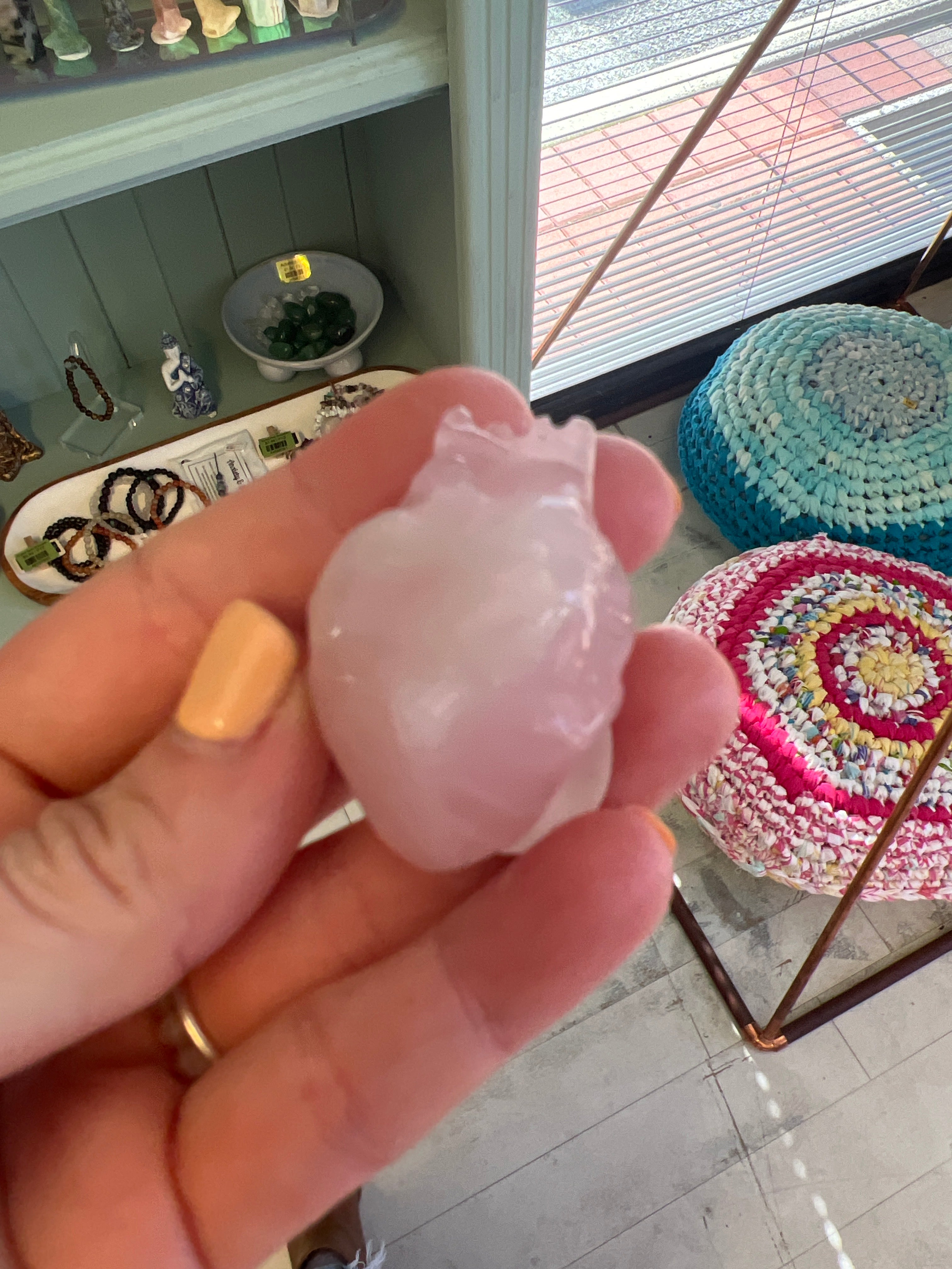 Rose Quartz Heart
