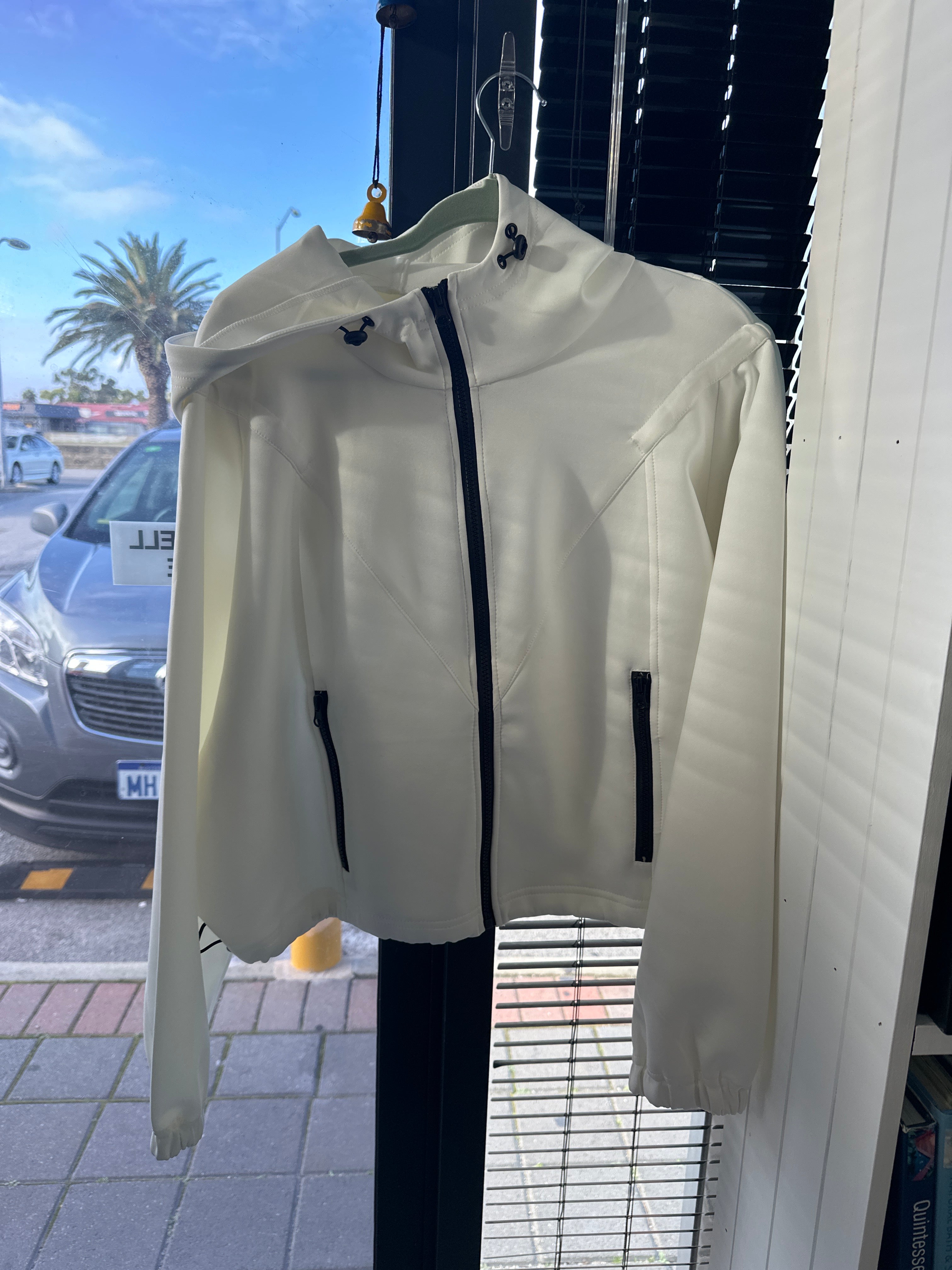 White Crop Jacket sz14