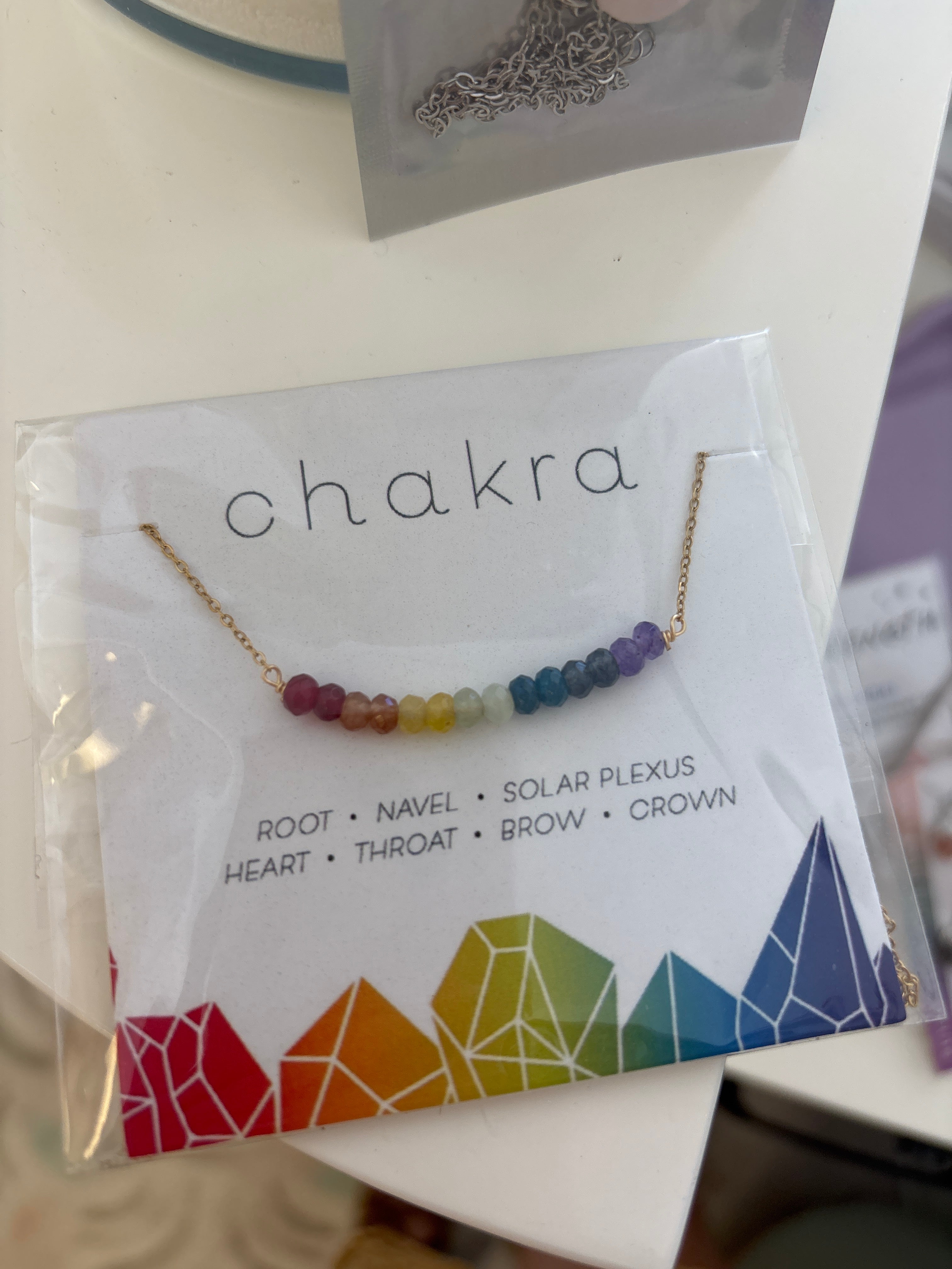 Chakra necklace