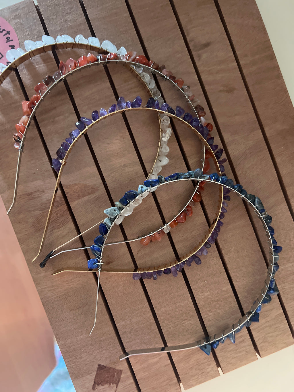 Crystal chips Head Band