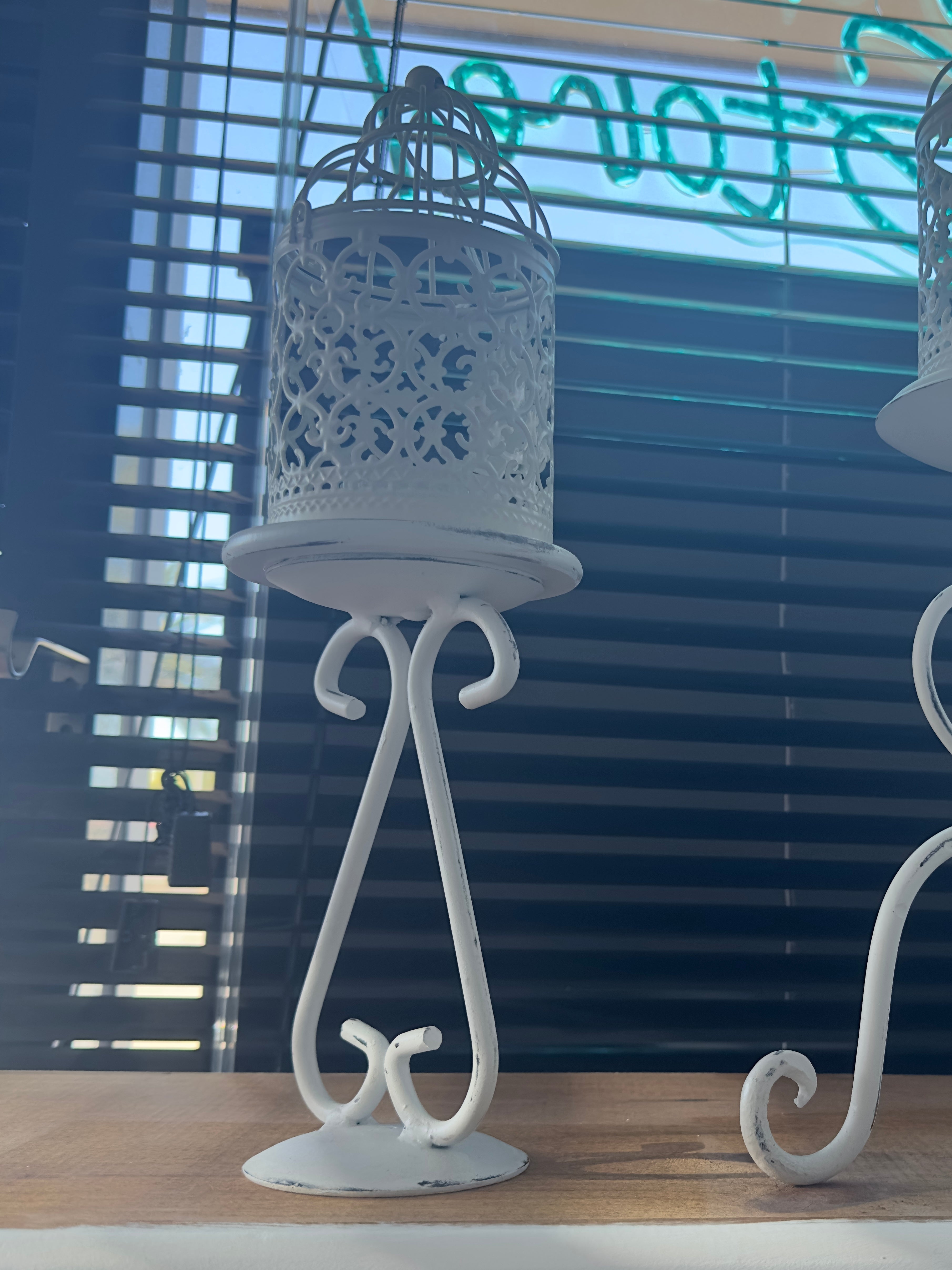 Birdcage Candle Stand - SHORT