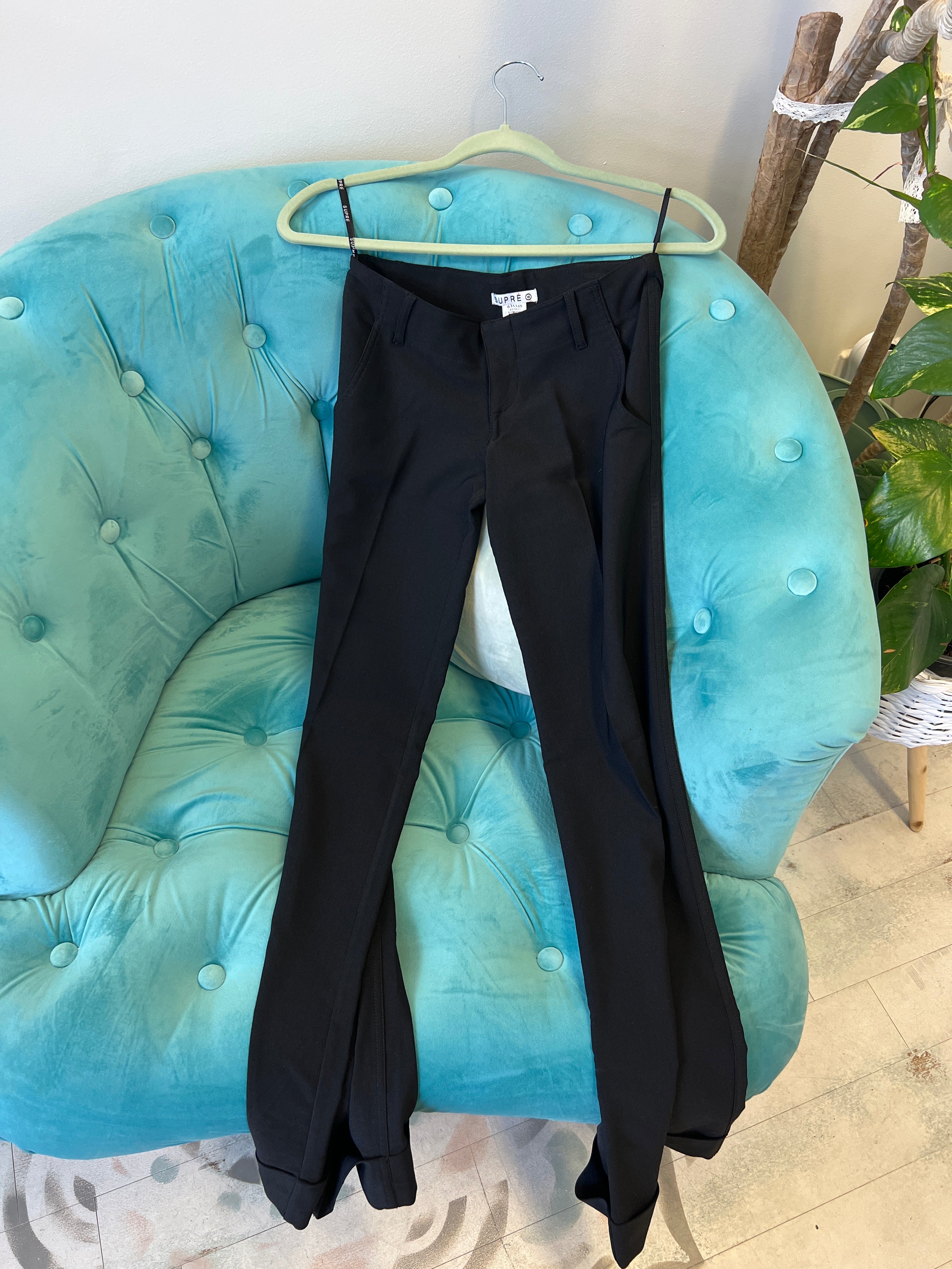Black Supre Pants