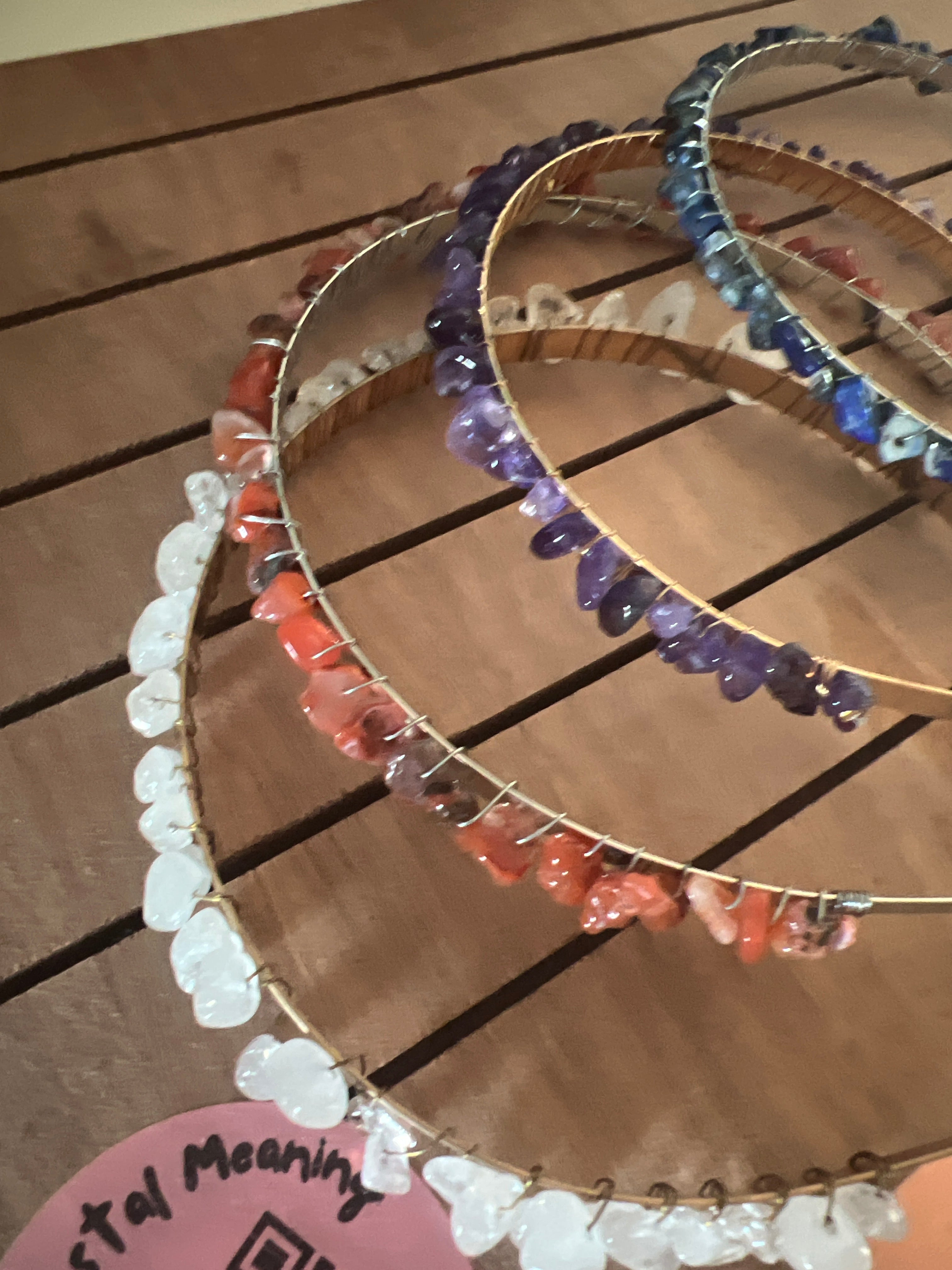 Crystal chips Head Band