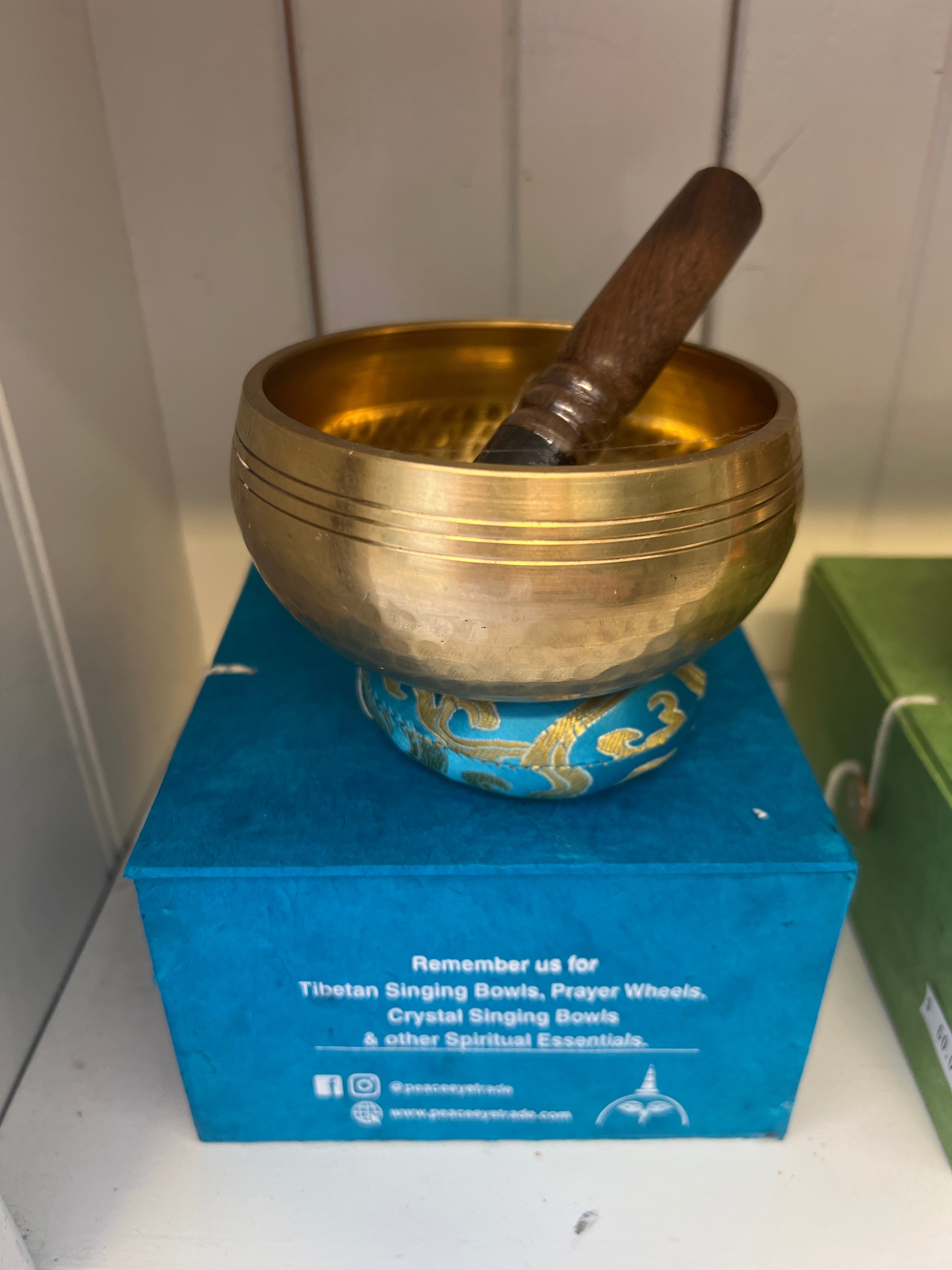 Turquoise Tibetan singing Bowl