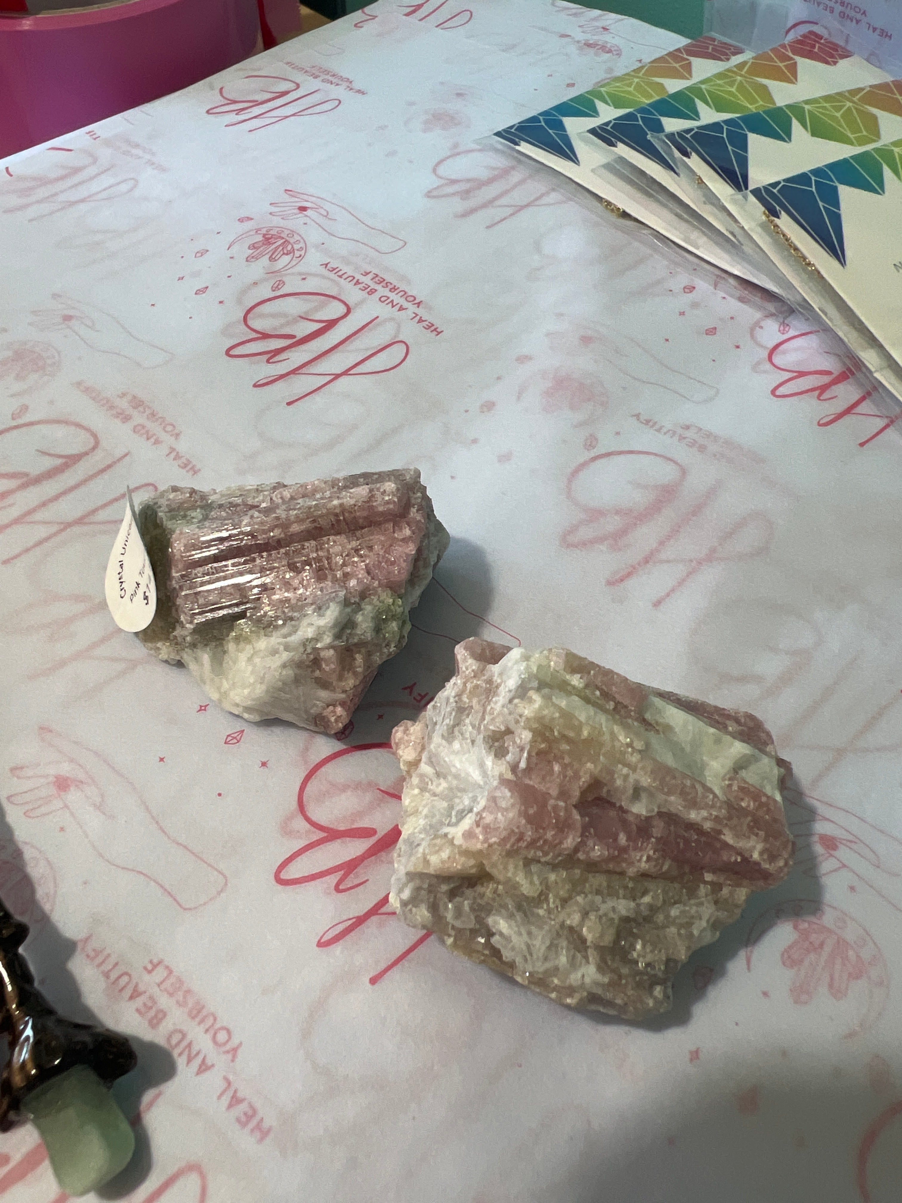 Raw Pink Tourmaline