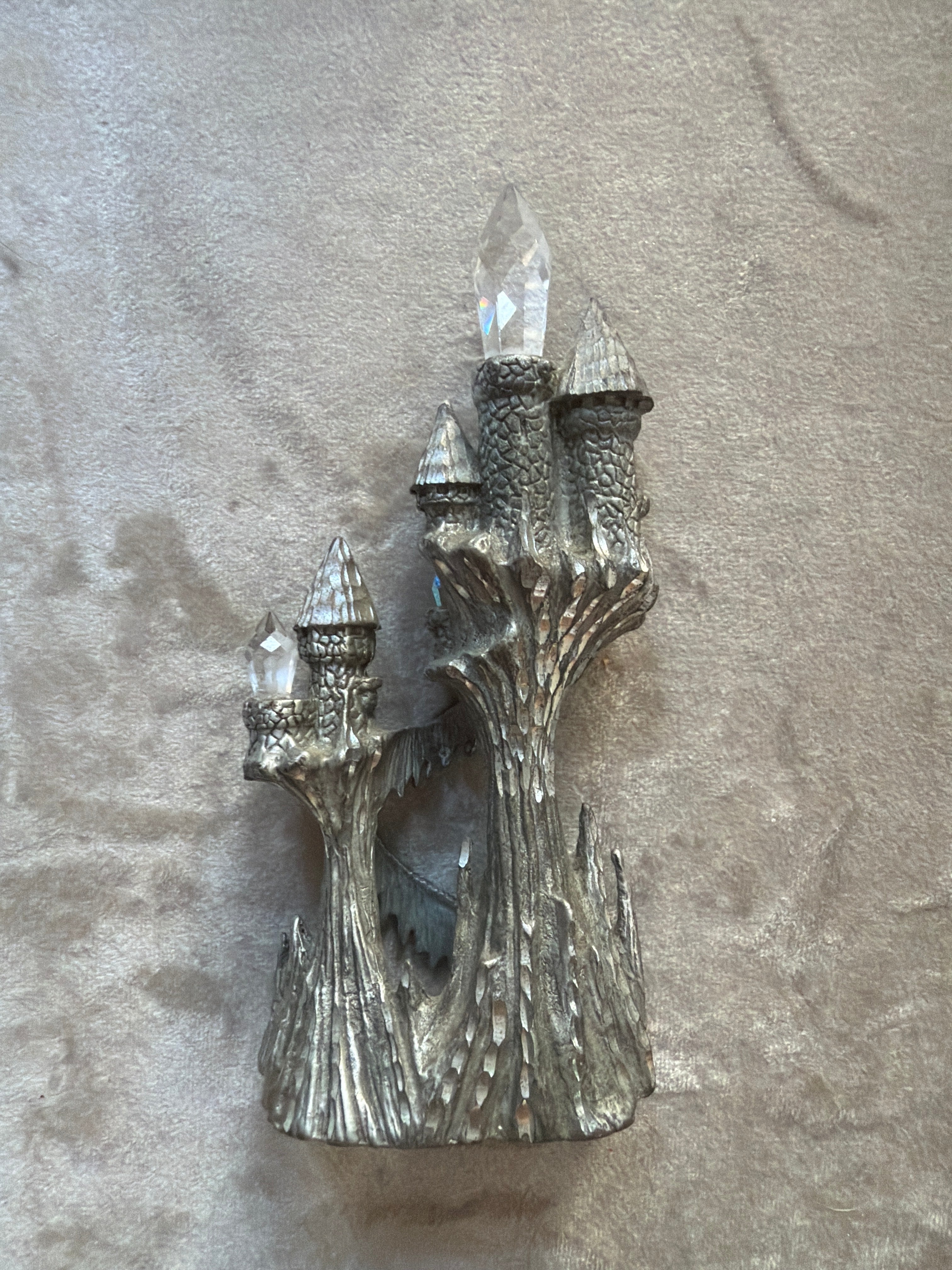 Crystal & Pewter Castle Tower