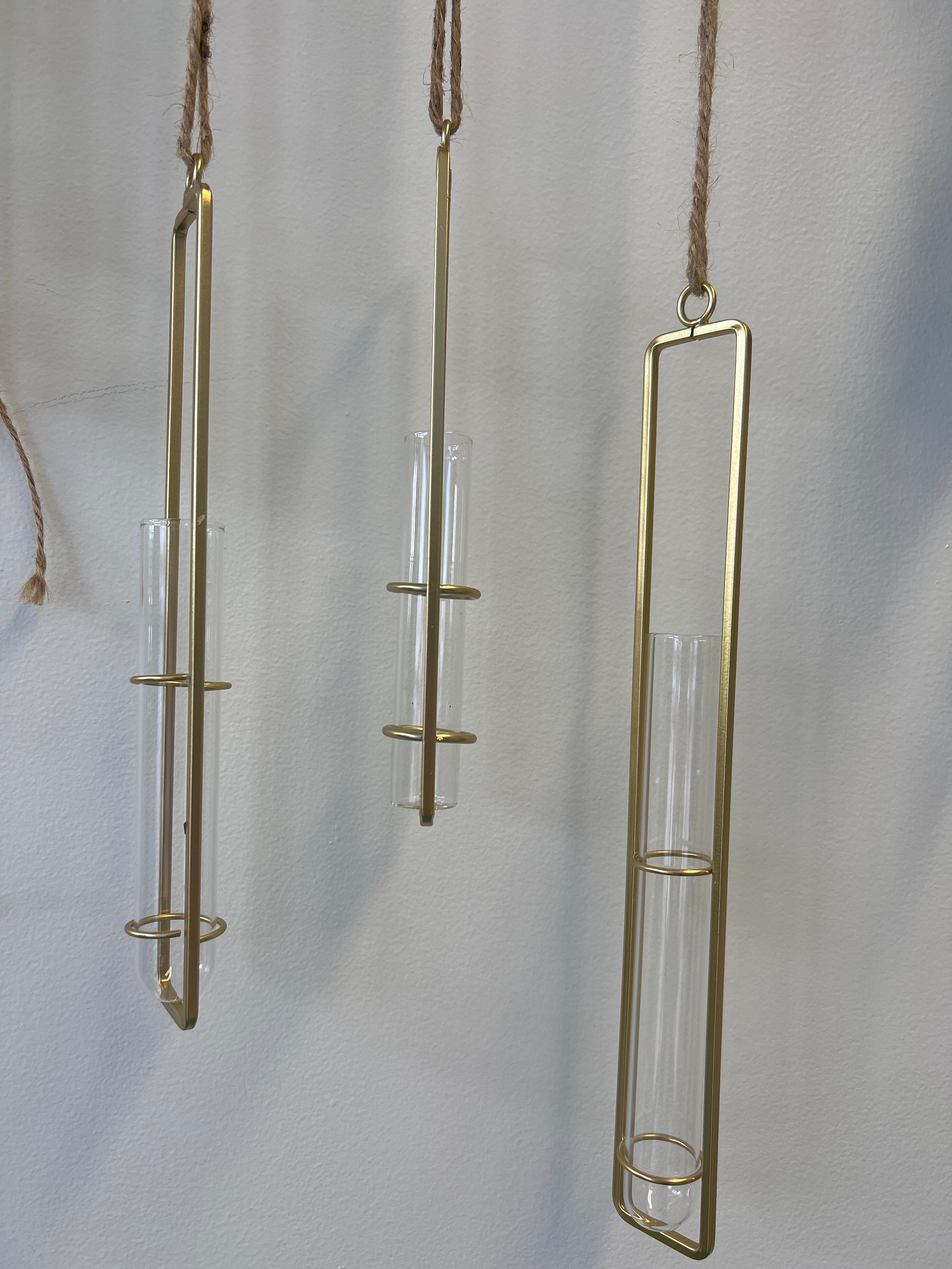Hanging Gold Planter
