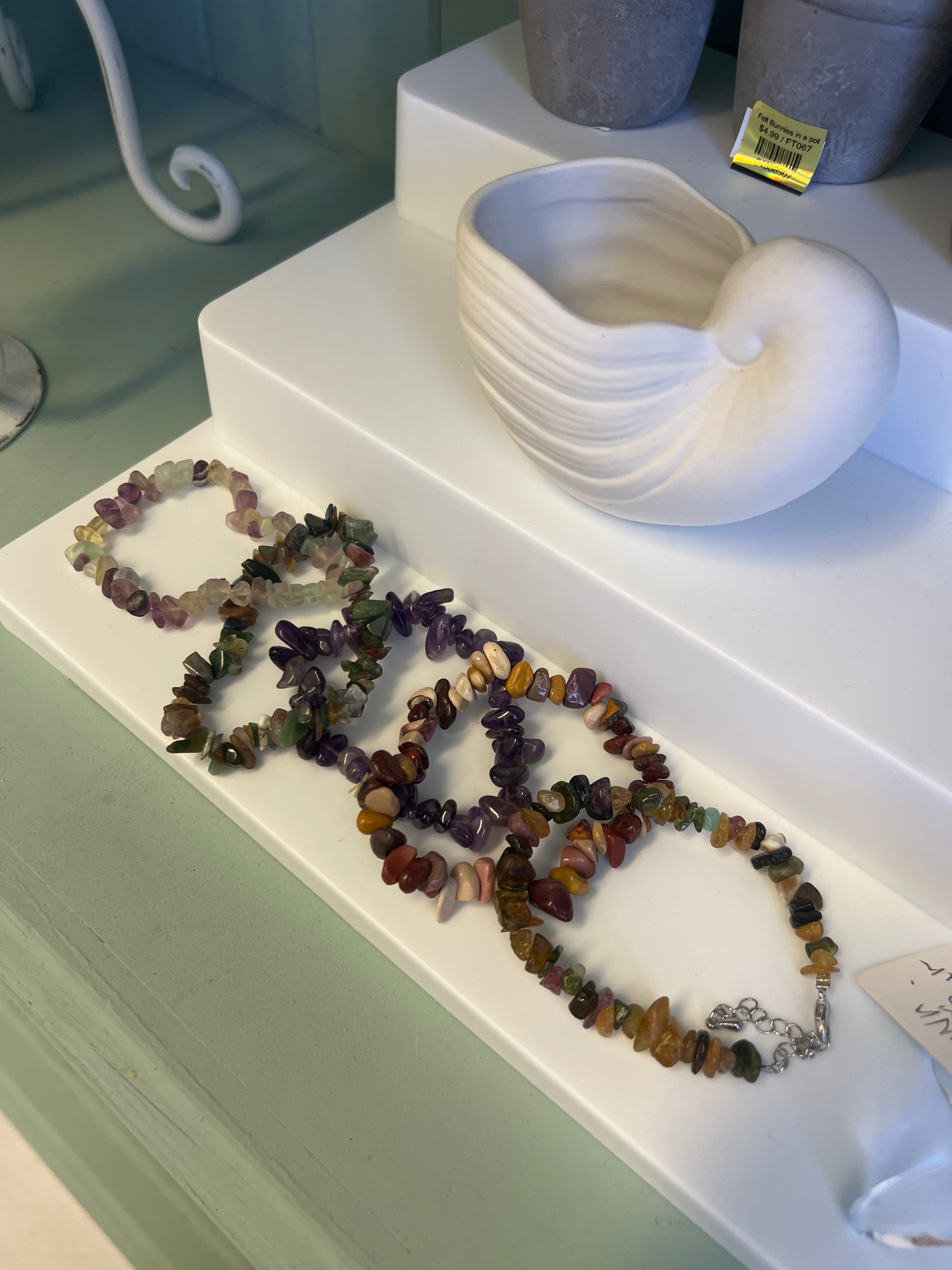 Mixed Chip Crystal Bracelet
