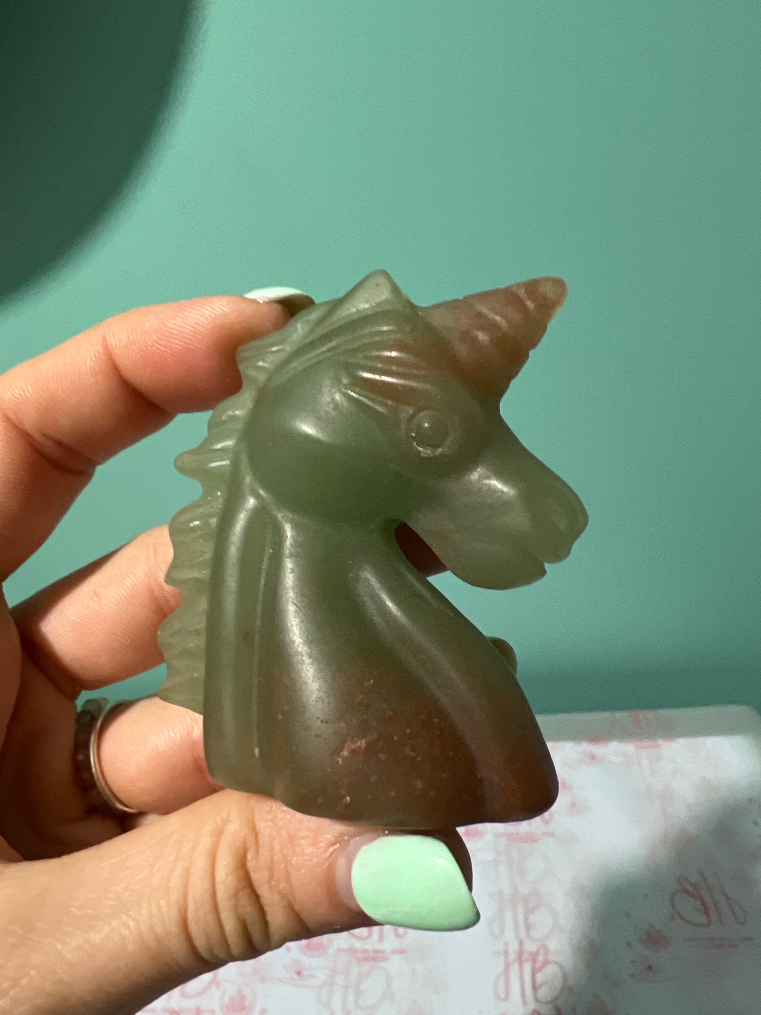 Green Aventurine Unicorn