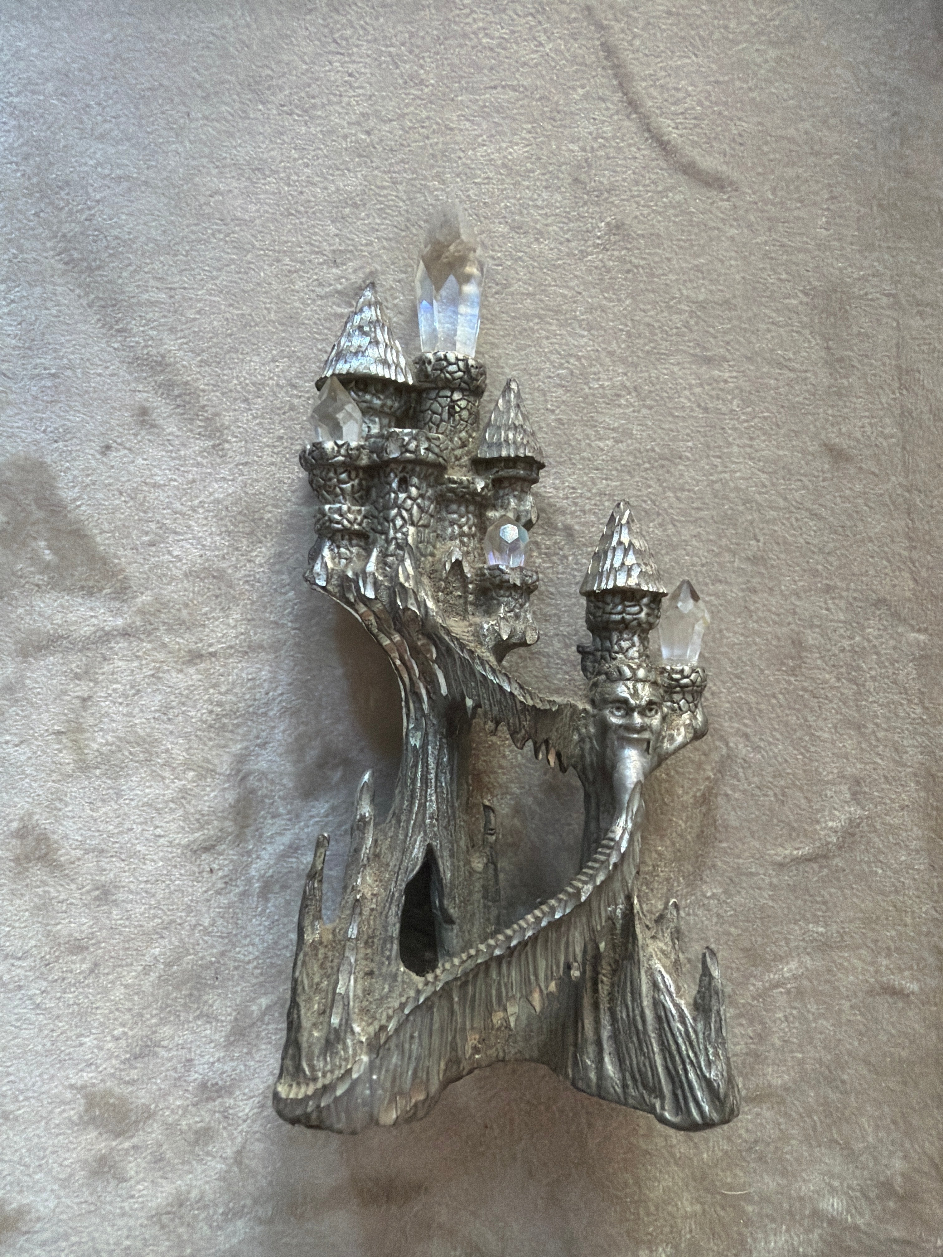 Crystal & Pewter Castle Tower