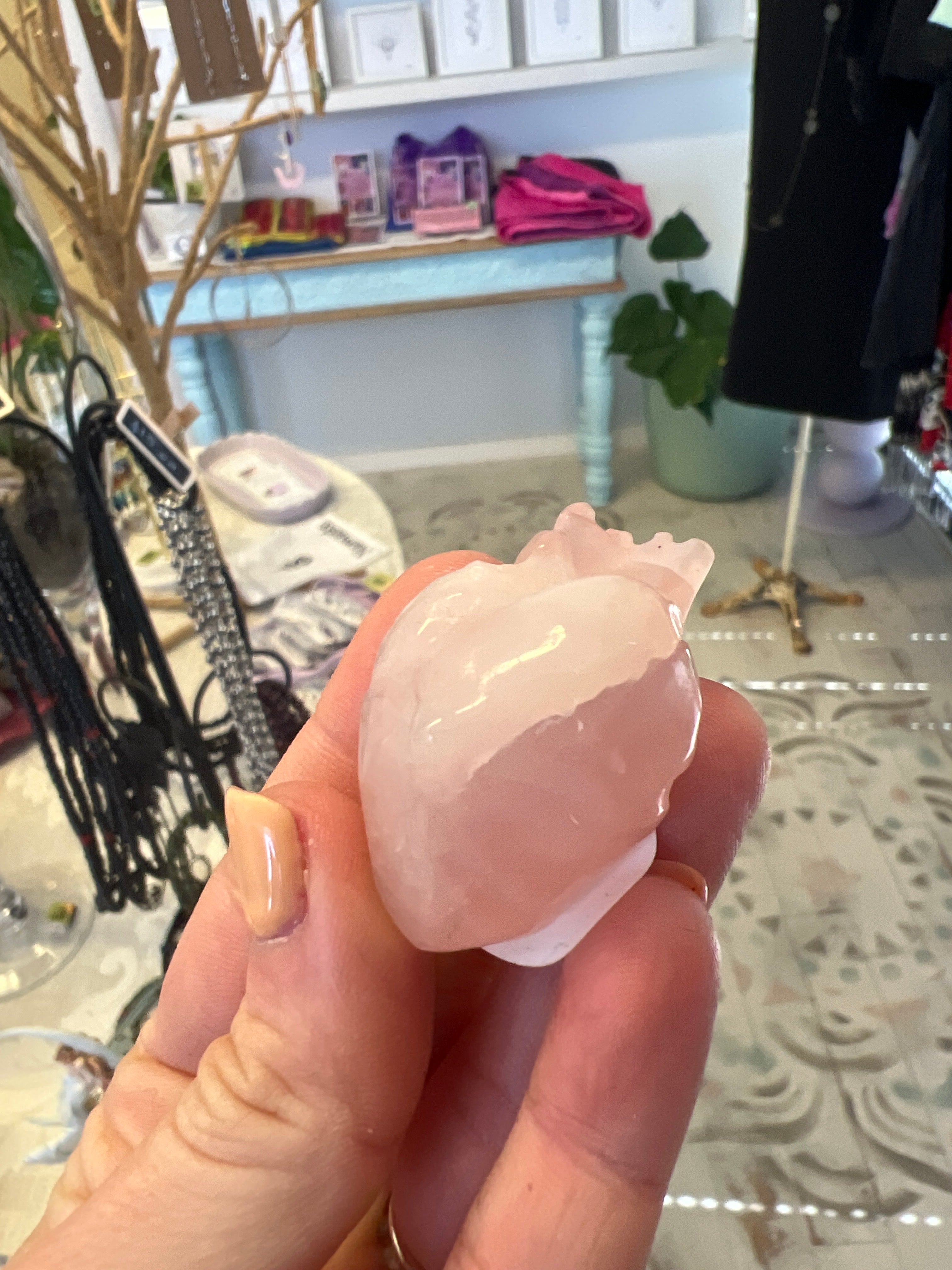 Rose Quartz Heart