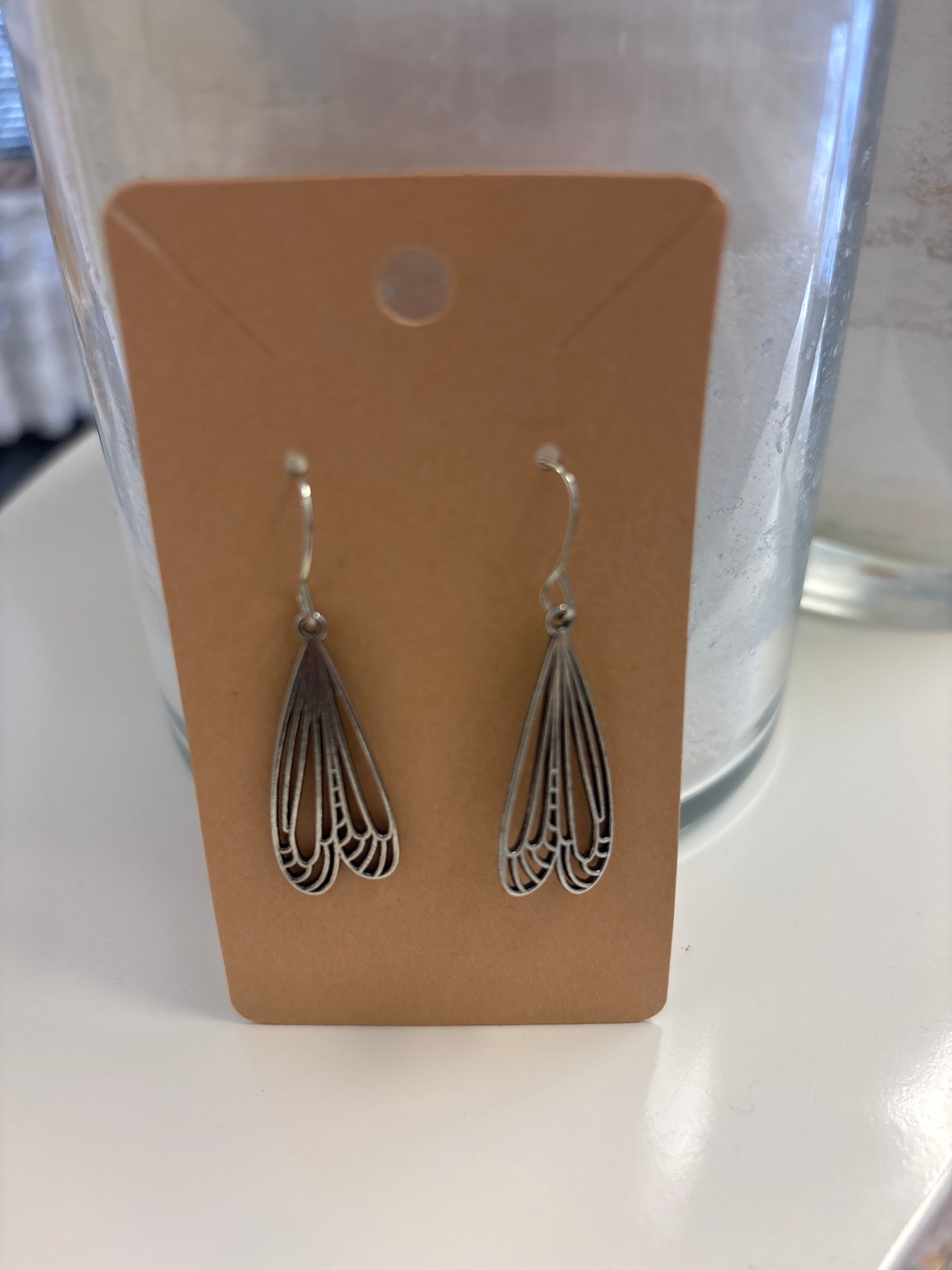 Silver Wing Earring