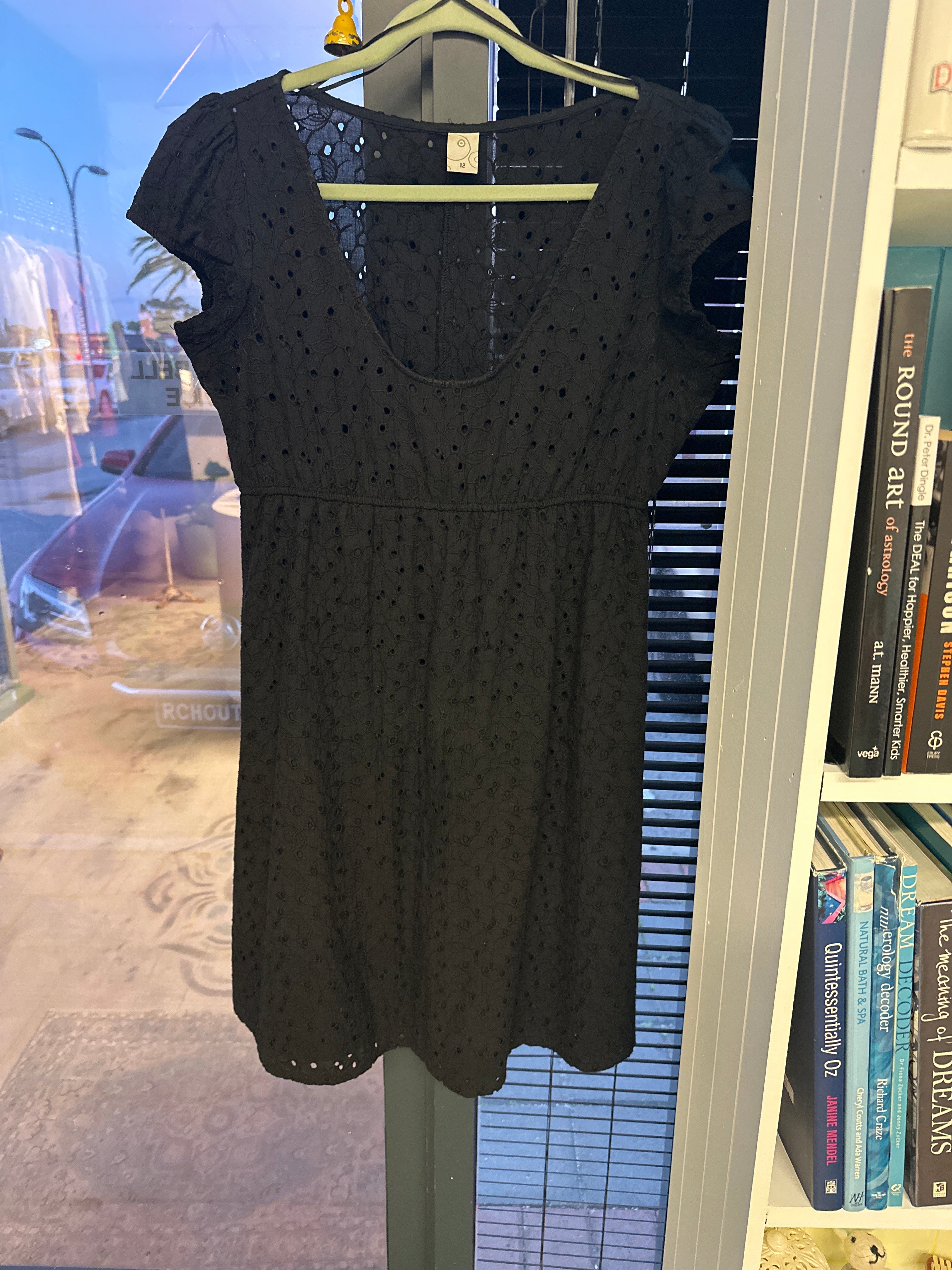 Dress cutout Black sz12