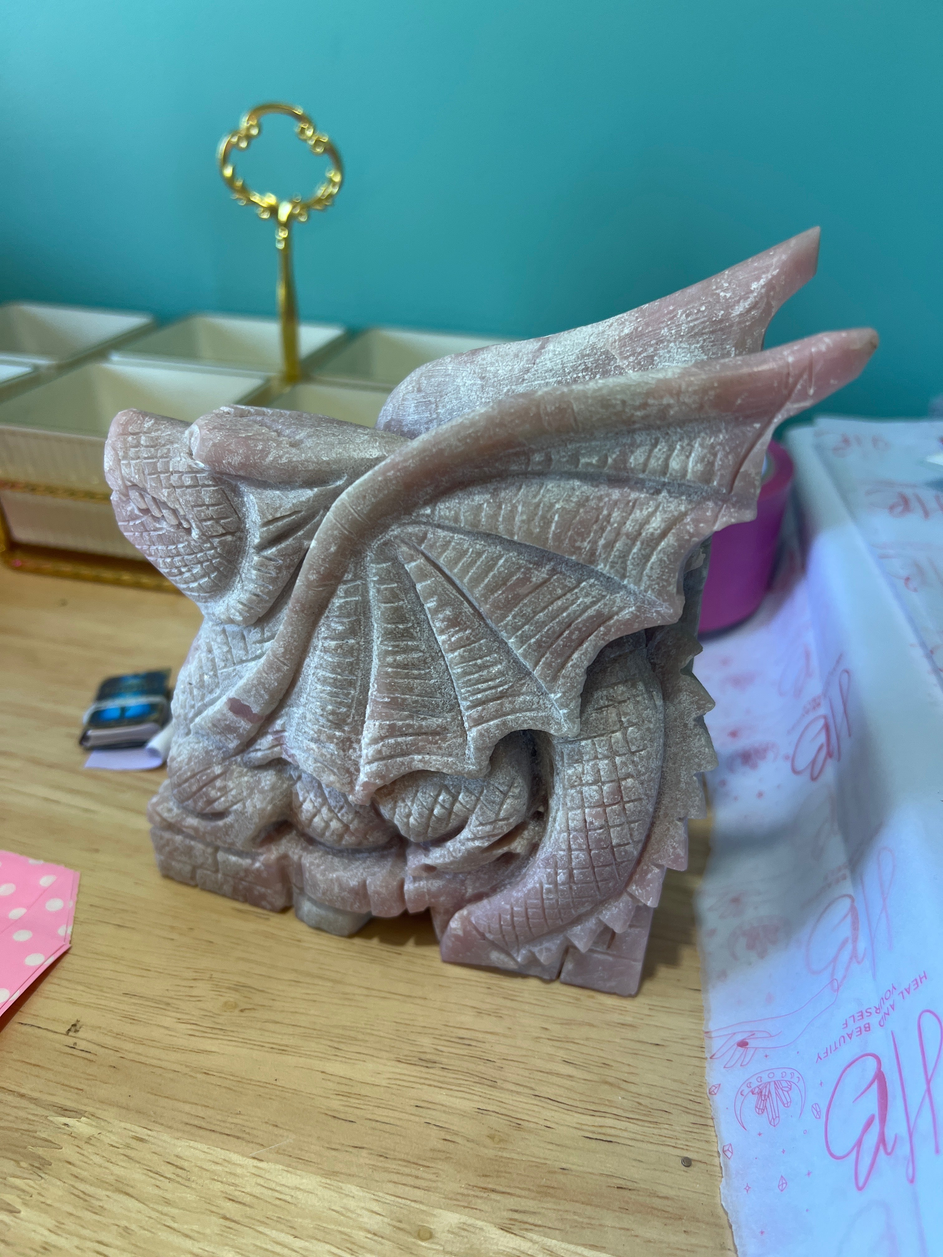 Pink Opal Dragon