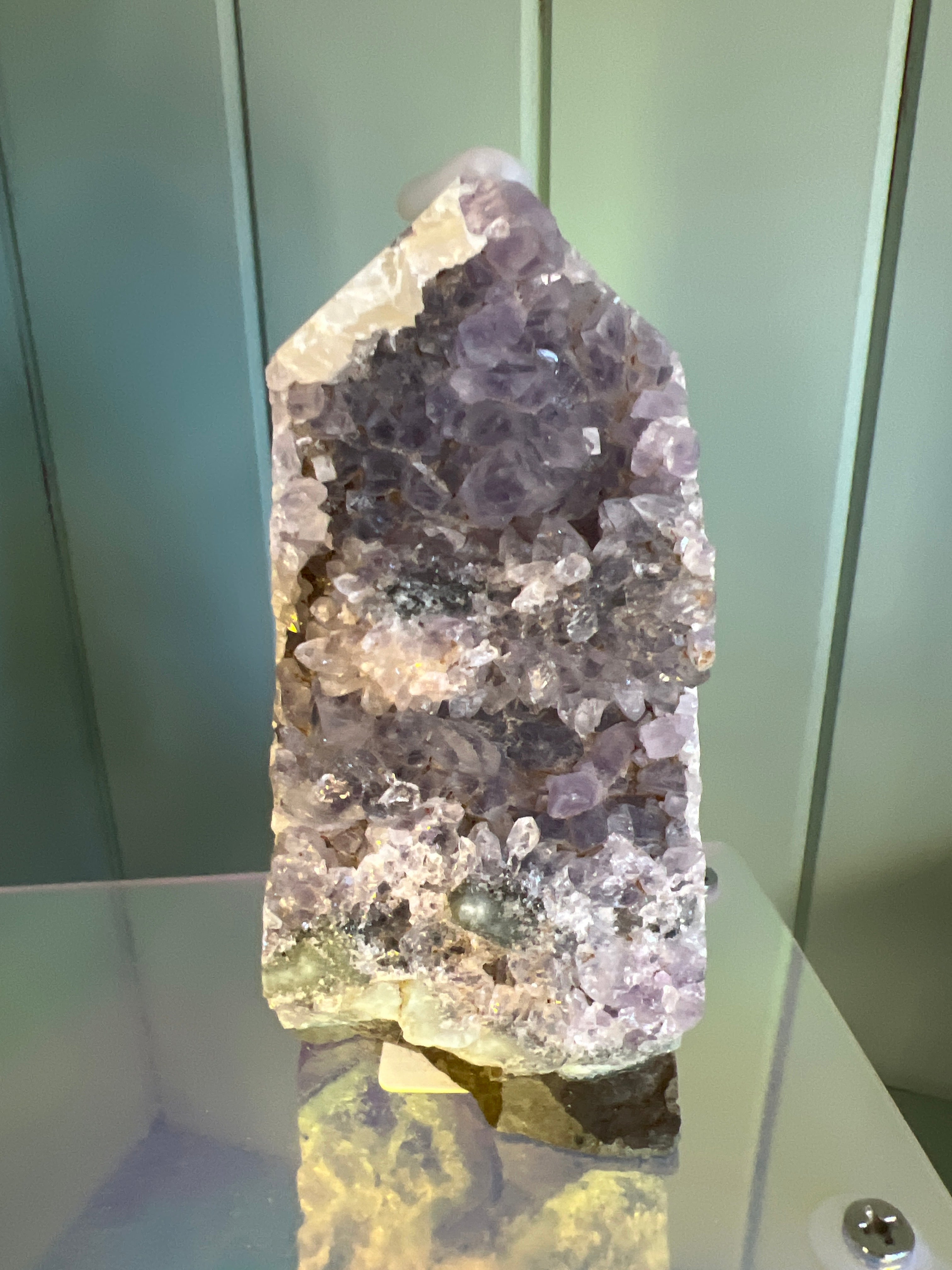 Amethyst Tower with Calcite