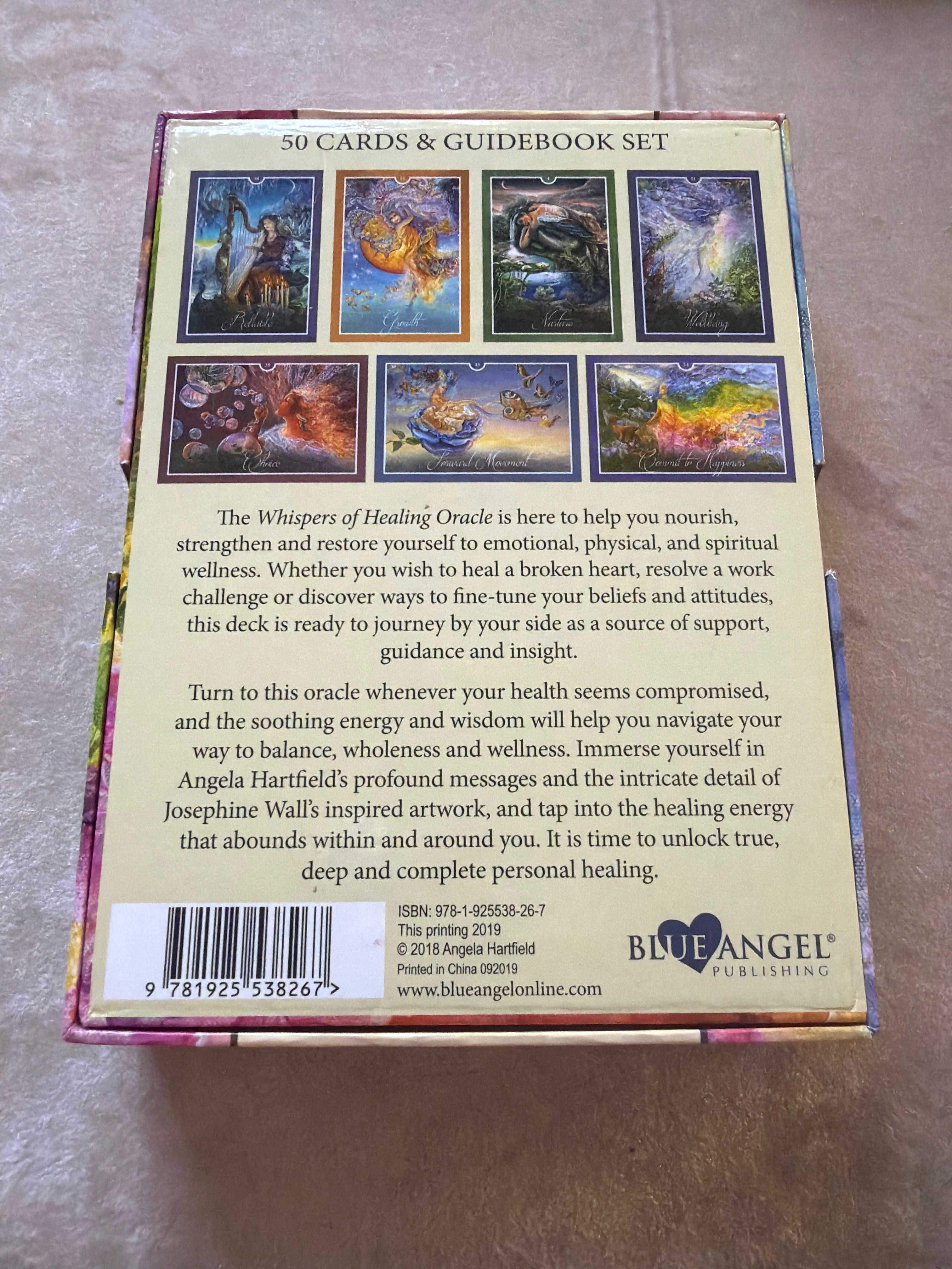 Whispers of healing Oracle cards