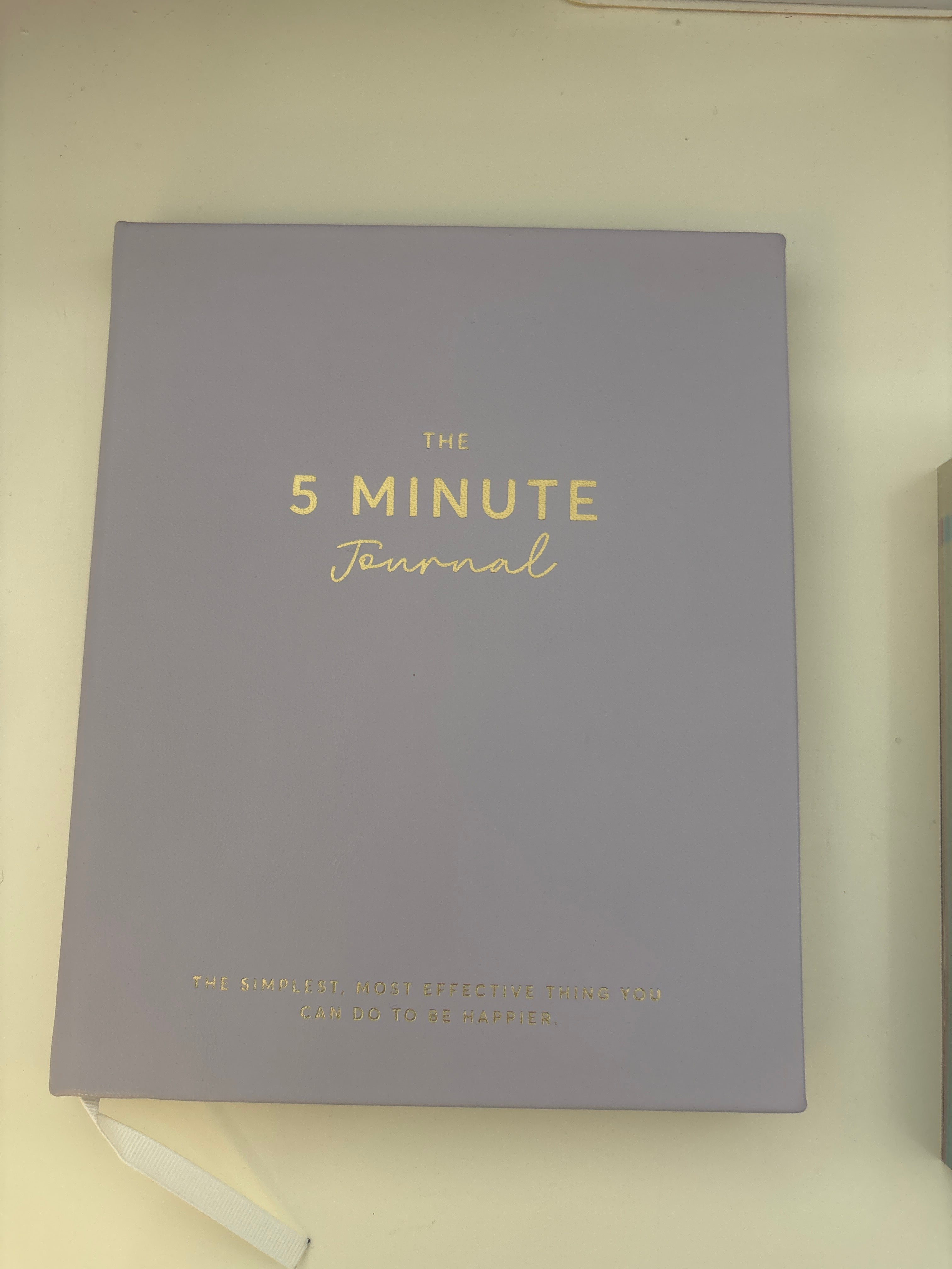 The 5 minute journal