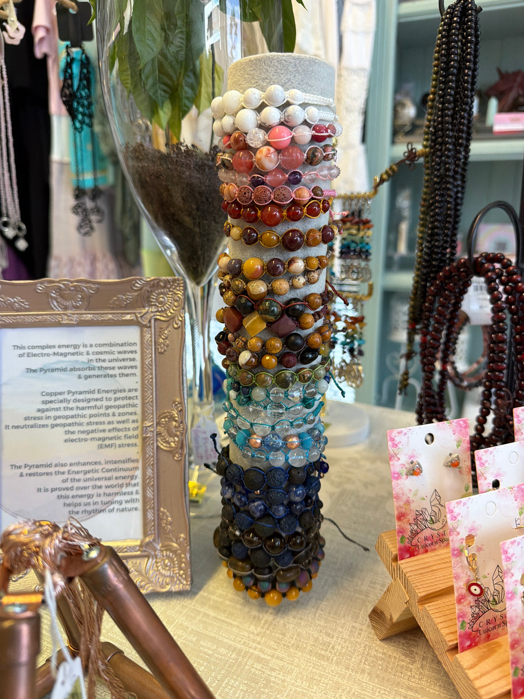 Macrame Crystal Bead Bracelets